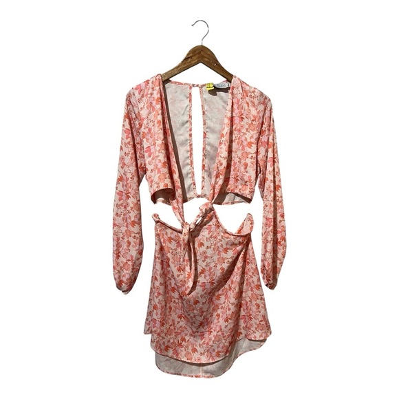 RESA Revolve Jojo Dress Pink Women's Size Medium Cut Out - Picture 4 of 5